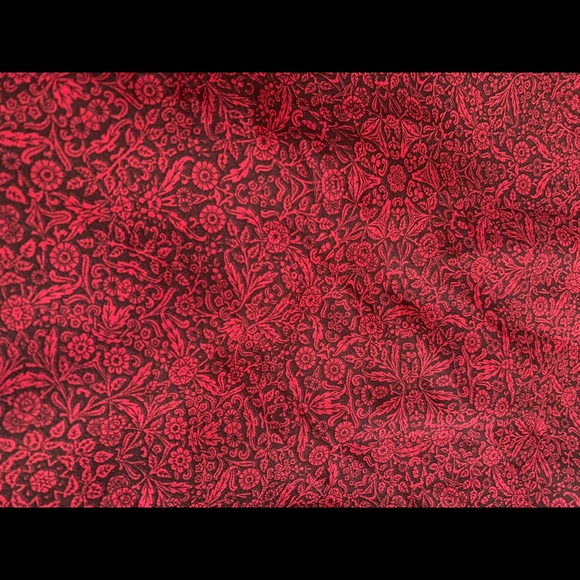 BCBG - Burgundy Wine Floral Shift Dress - Picture 3 of 5